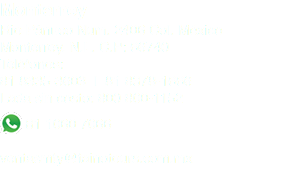 Monterrey Río Pánuco Num. 2406 Col. México Monterrey. N.L. C.P: 66740 Teléfonos: 81 8335-3603 | 81 8378-1666 Lada sin costo: 800 800-1152 ﷯ 81 1060 7066 ventasmty@tainotours.com.mx