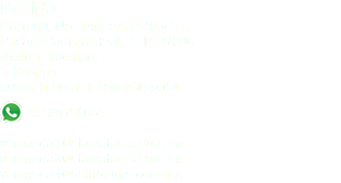 Mérida Calle 60, No. 448, entre 49 y 51, Pasaje Camino Real, C.P. 97000 Mérida, Yucatán. Teléfonos: 999 930-9051 | 999 930-9054 ﷯ 99 9278 6665 vemerida1@ tainotours.com.mx vemerida3@ tainotours.com.mx vemerida4@tainotours.com.mx